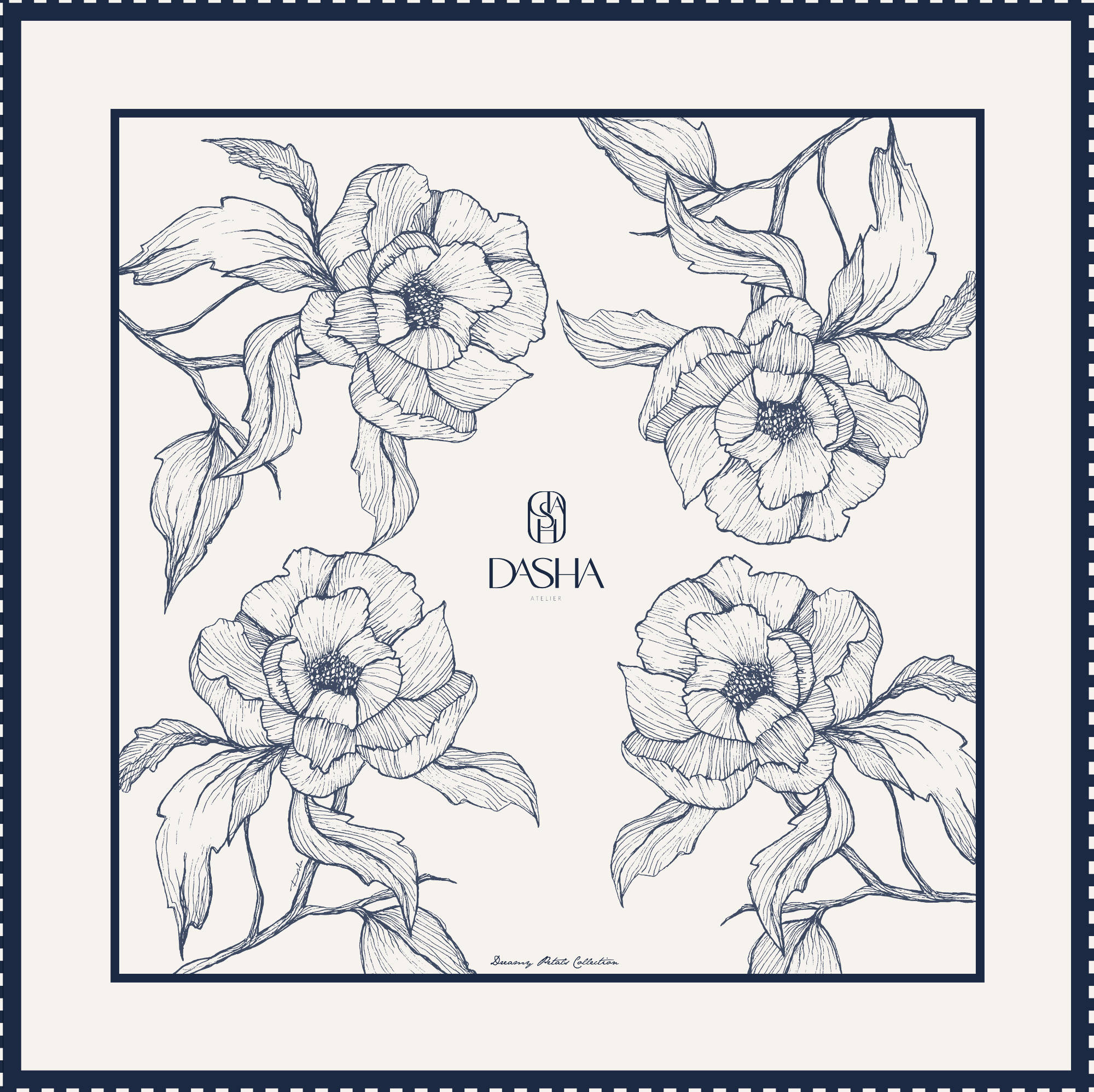 Midnight Blue Peony 65 - Image 8
